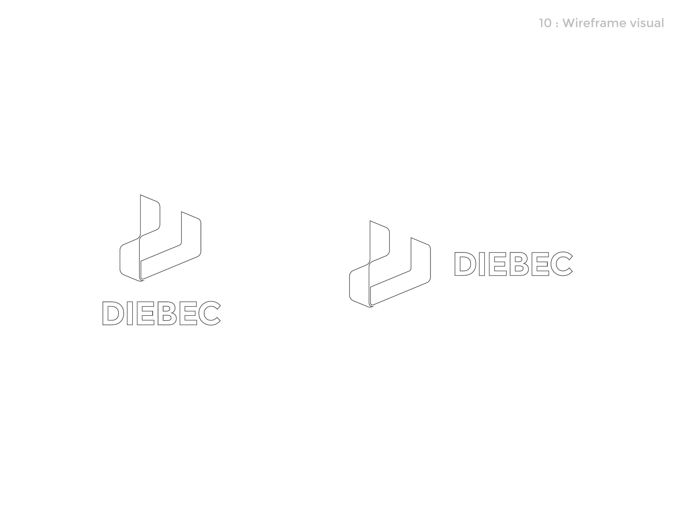 استكشاف شعار Diebec: الرسم الهيكلي