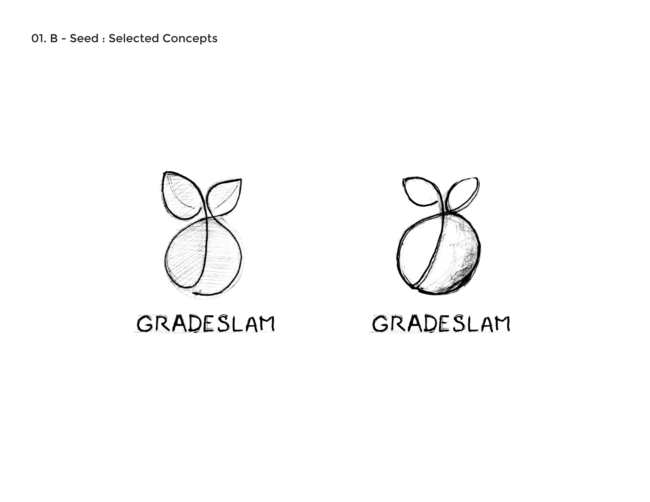 Exploration logo GradeSlam : directions alternatives explorées