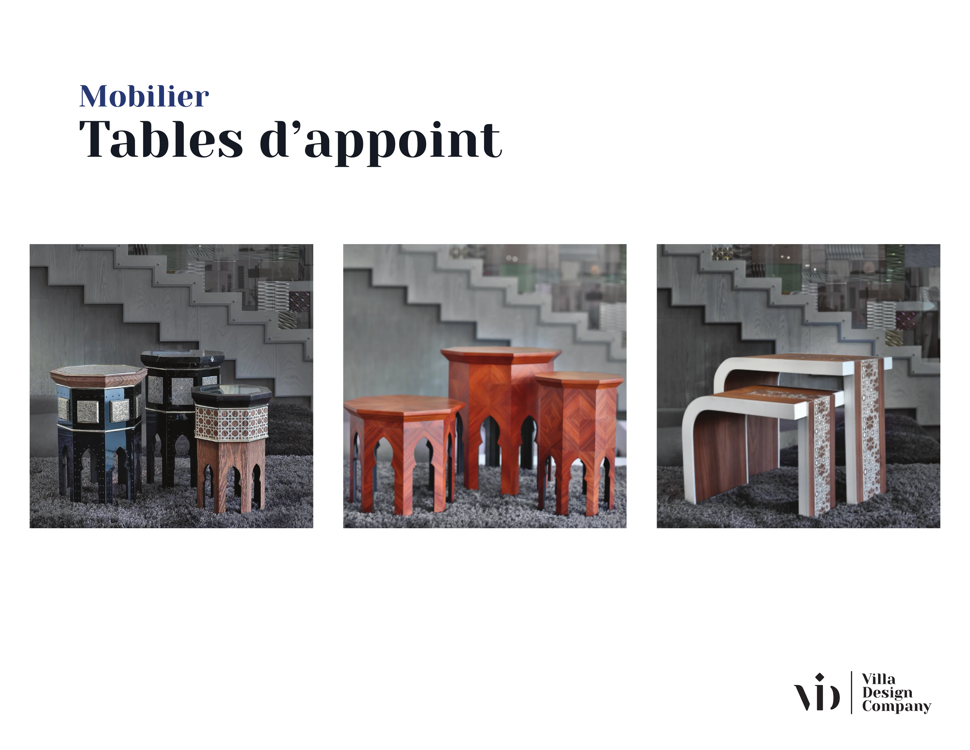 villa-design application: Furniture catalog layout